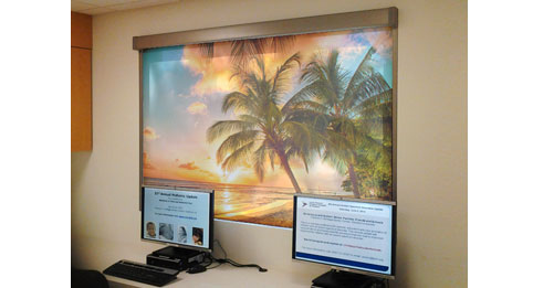 patient wellness window shades